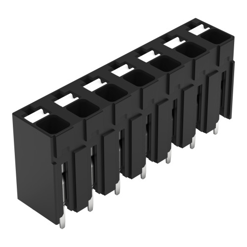 THR PCB terminal block, push-button, 1.5 mm&sup2;, black