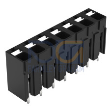 THR PCB terminal block, push-button, 1.5 mm&sup2;, black