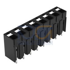 THR PCB terminal block, push-button, 1.5 mm&sup2;, black