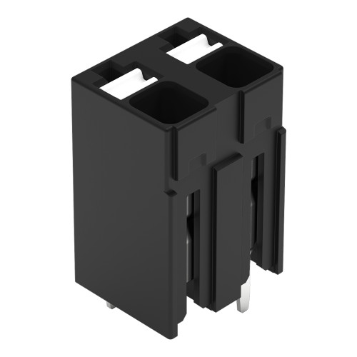THR PCB terminal block, push-button, 1.5 mm&sup2;, black