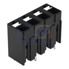THR PCB terminal block, push-button, 1.5 mm&sup2;, black