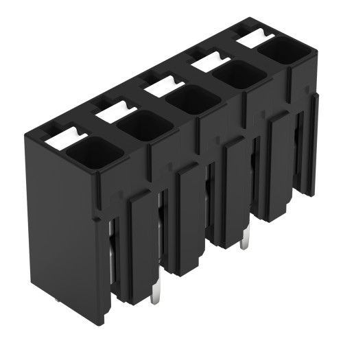 THR PCB terminal block, push-button, 1.5 mm&sup2;, black