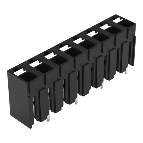 THR PCB terminal block, push-button, 1.5 mm&sup2;, black