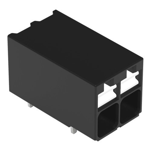 THR PCB terminal block, push-button, 1.5 mm&sup2;, black