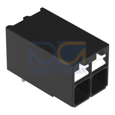 THR PCB terminal block, push-button, 1.5 mm&sup2;, black