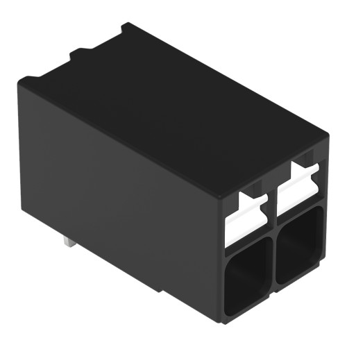 THR PCB terminal block, push-button, 1.5 mm&sup2;, black