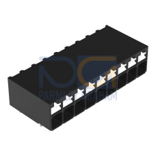 THR PCB terminal block, push-button, 1.5 mm&sup2;, black
