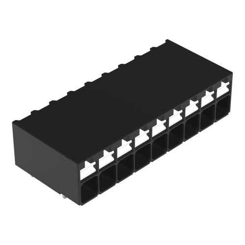 THR PCB terminal block, push-button, 1.5 mm&sup2;, black