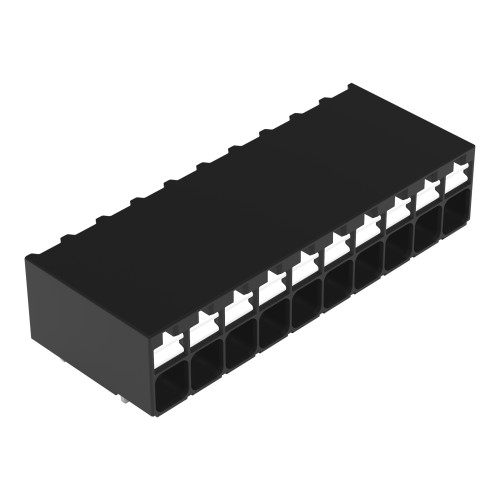 THR PCB terminal block, push-button, 1.5 mm&sup2;, black