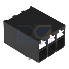 THR PCB terminal block, push-button, 1.5 mm&sup2;, black