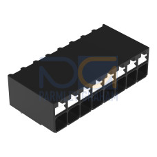 THR PCB terminal block, push-button, 1.5 mm&sup2;, black