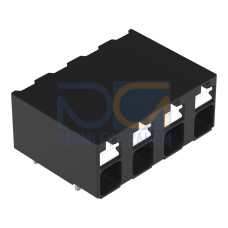 THR PCB terminal block, push-button, 1.5 mm&sup2;, black