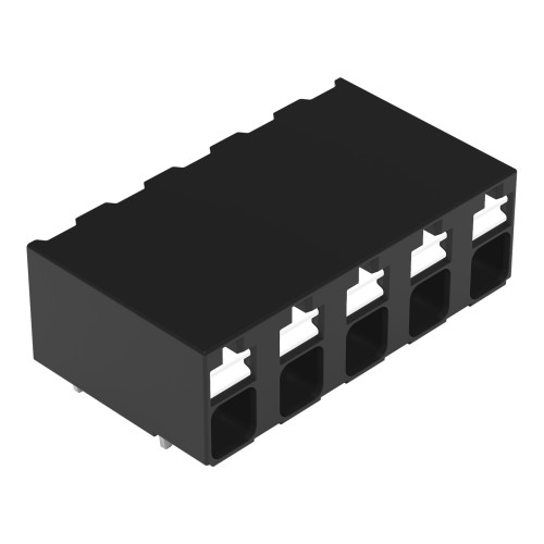 THR PCB terminal block, push-button, 1.5 mm&sup2;, black