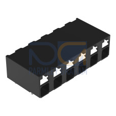 THR PCB terminal block, push-button, 1.5 mm&sup2;, black