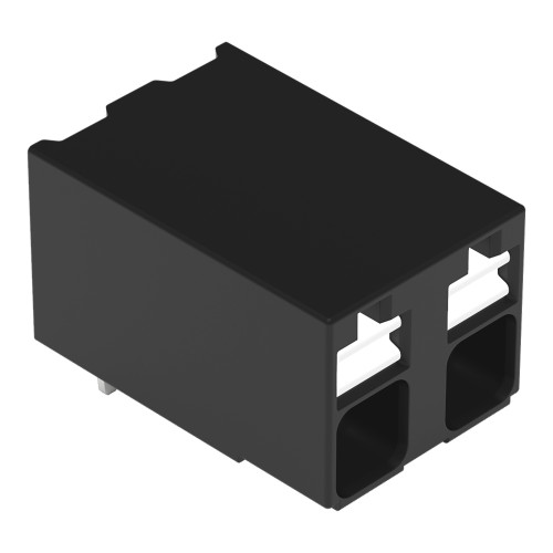 THR PCB terminal block, push-button, 1.5 mm&sup2;, black