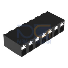 THR PCB terminal block, push-button, 1.5 mm&sup2;, black