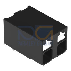 THR PCB terminal block, push-button, 1.5 mm&sup2;, black