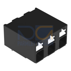 THR PCB terminal block, push-button, 1.5 mm&sup2;, black