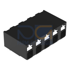 THR PCB terminal block, push-button, 1.5 mm&sup2;, black