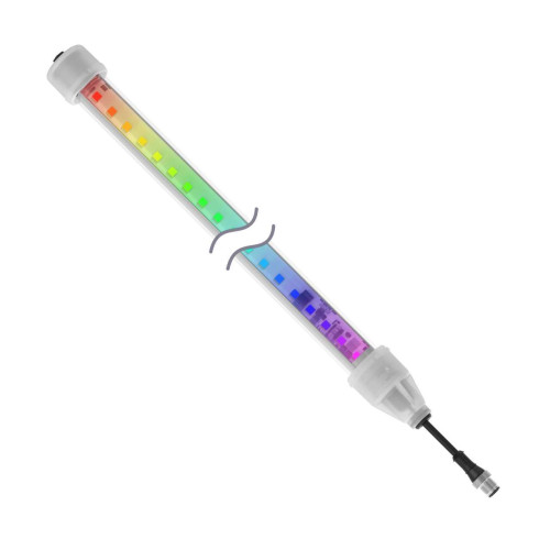 RLS27 Pro Light Strip: Clear Lens Window, 1130, 18-30 V dc, IP67 IP69K, RGBW, Non-Cascadable, 150 (6 in) 4-pin M12 Pigtail QD