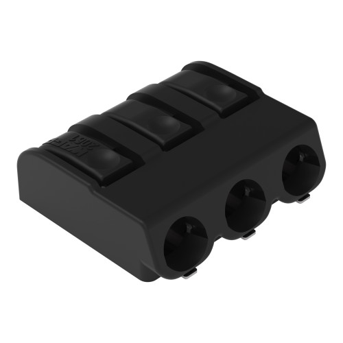 SMD PCB terminal block, push-button, 1.5 mm&sup2;, black