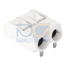 THR PCB terminal block, push-button, 1.5 mm&sup2;, white