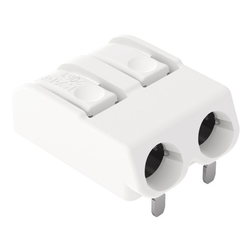 THR PCB terminal block, push-button, 1.5 mm&sup2;, white