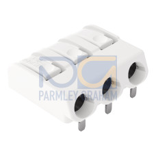 THR PCB terminal block, push-button, 1.5 mm&sup2;, white