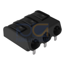 THR PCB terminal block, push-button, 1.5 mm&sup2;, black