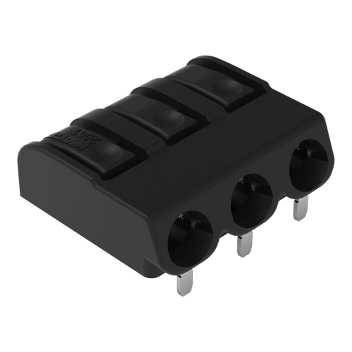 THR PCB terminal block, push-button, 1.5 mm&sup2;, black