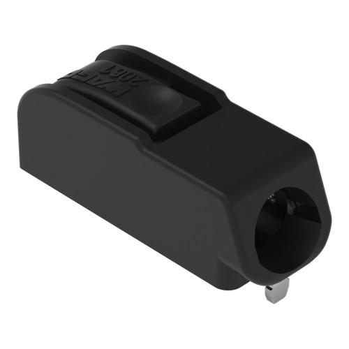 THR PCB terminal block, push-button, 1.5 mm&sup2;, black