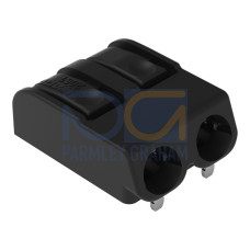 THR PCB terminal block, push-button, 1.5 mm&sup2;, black