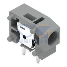 Stackable PCB terminal block, 2.5 mm&sup2;, Pin spacing 5/5.08 mm, gray