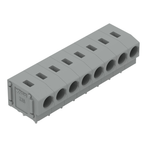 PCB terminal block, 2.5 mm&sup2;, Pin spacing 5/5.08 mm, gray