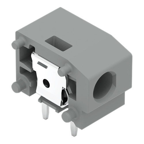 Stackable PCB terminal block, 2.5 mm&sup2;, Pin spacing 7.5/7.62 mm, light gray