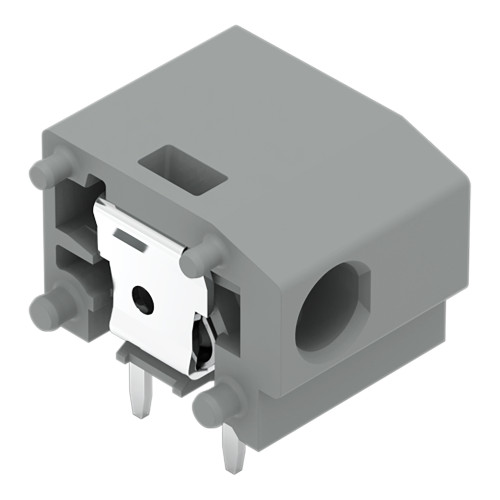Stackable PCB terminal block, 2.5 mm&sup2;, Pin spacing 10/10.16 mm, dark gray