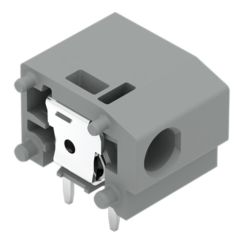 Stackable PCB terminal block, 2.5 mm&sup2;, Pin spacing 10/10.16 mm, gray