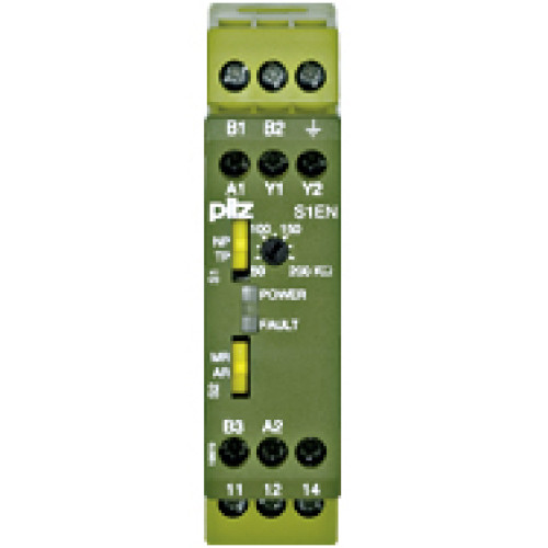 Earth fault monitoring relay provides protection against insulationfaults(200 kOhm) in galvanically isolated DC andAC voltage supplies, width 22.5 mm, UB = 24 - 240 V AC/DC.