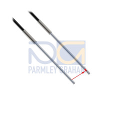 Plastic Fiber, Opposed Mode, Core Dia.: 1.5, Fiber Length 2 m, Probe, Sideview, Free cut