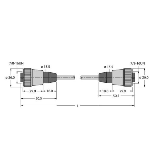 Fieldbus cable for fieldbus systems, according to IEC61158-2, 4-pole