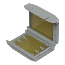 Gelbox, inline connection, for cables, gray