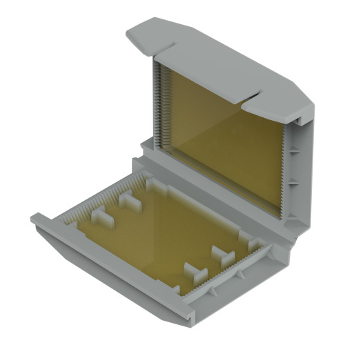 Gelbox, inline connection, for cables, gray