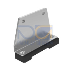 Bracket for Mounting R90 on DIN Rail, R90 Right-Angle 35 DIN Mount, M4 x 0.7, Stainless Steel