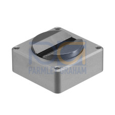 Curved Surface Magnetic Bracket for QM30, Aluminum w/ Nd insert, 304 SS Screw Pack