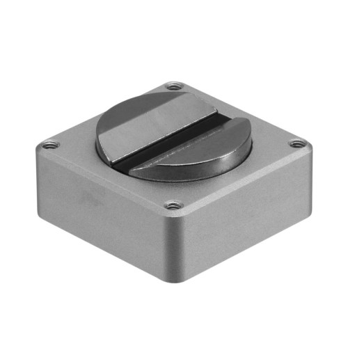 Curved Surface Magnetic Bracket for QM30, Aluminum w/ Nd insert, 304 SS Screw Pack