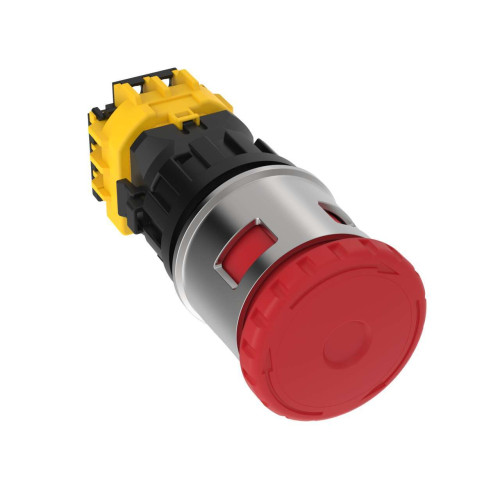 SSA-EB1 Panel-mount Emergency Stop Push Button, Lockable 44 Actuator, Contacts: 2NC/2NO, Screw Terminals, 30 mounting hole