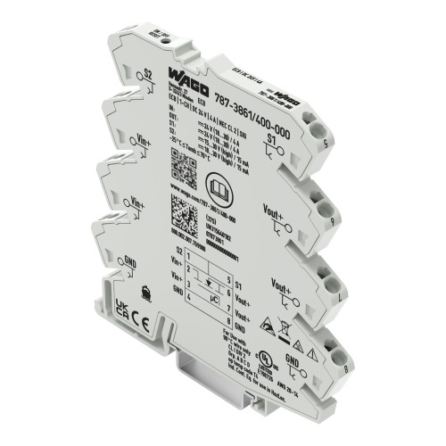 Electronic circuit breaker; 1-channel; 24 VDC input voltage; 4 A; Signal contact