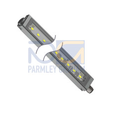 WLS28-2 Work Light Strip, Diffuse Window, Length: 430, Voltage: 12-30 V dc, Environmental Rating: IP67/IP69K, Color: Warm White, 4-pin M12 Integral QD