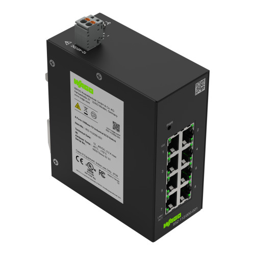 Industrial-ECO-Switch, 8-port 100Base-TX, black