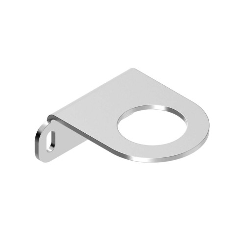 Bracket: Right-Angle, Low Profile, Fits M30 Base, 12 Gauge 300 Series Stainless Steel (No Hardware)